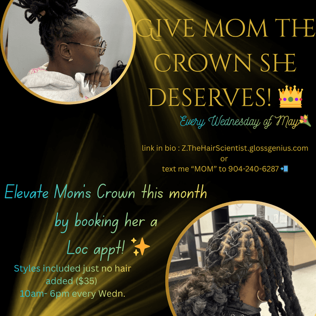 Mom’s Crown! at Z.TheHairScientist in Jacksonville, FL